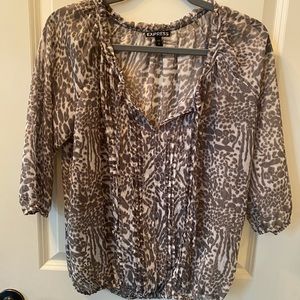 Express Animal Print Top